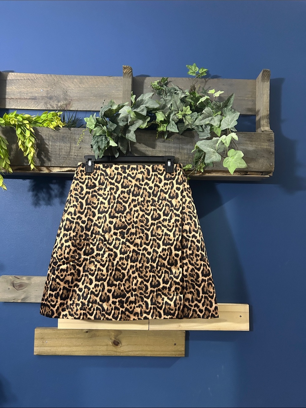 J. Crew Leopard Print Mini Skirt - Brown & Black